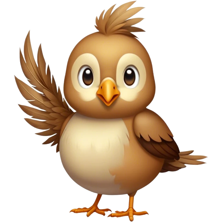 bird chirping to a kind act of kindness to other emoji