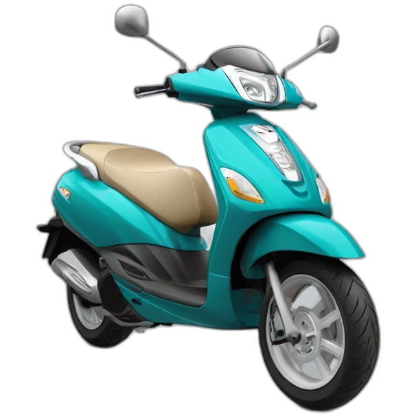 Piaggio mp3 2 roue devant emoji