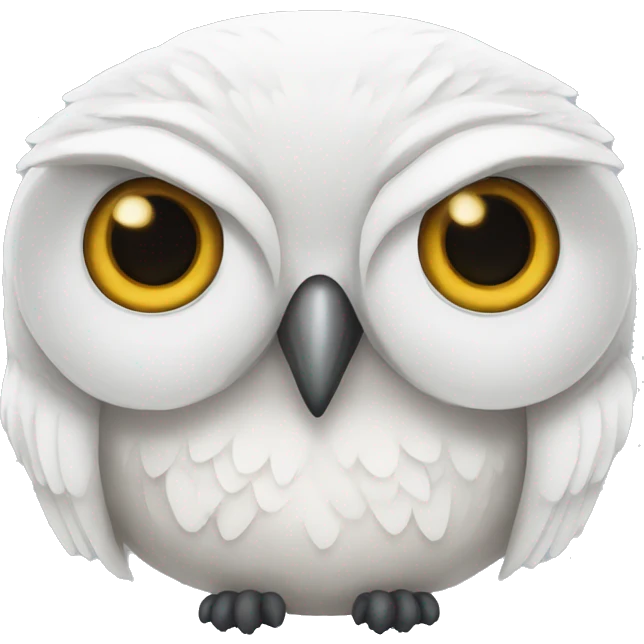 White owl from Harry Potter  emoji