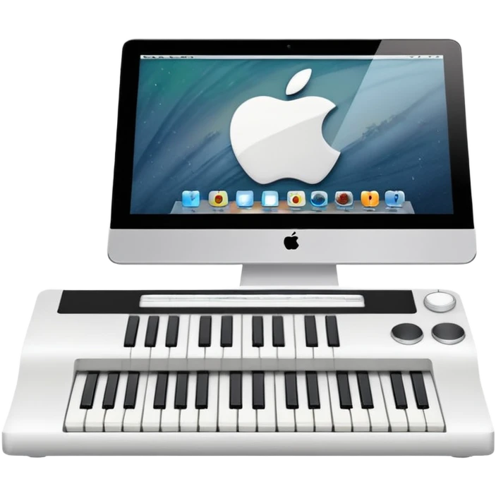 a music studio minimalist apple app emoji