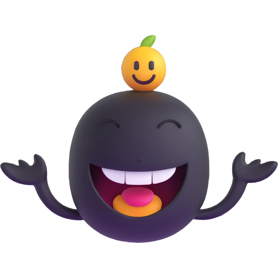 cheerful expression emoji
