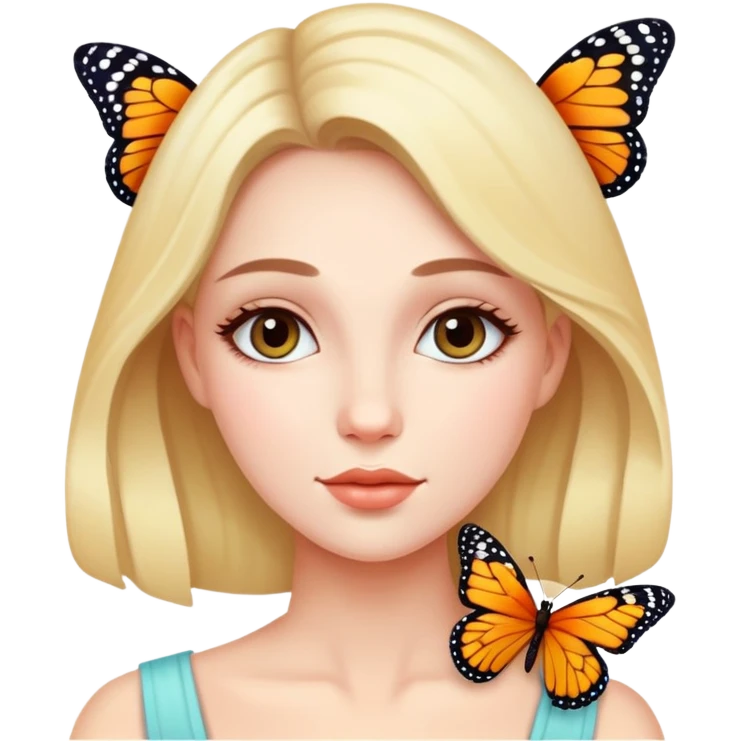 farfalla e 🚺 emoji