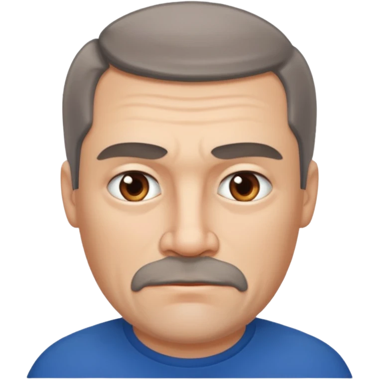 big russian man thick jawed emoji