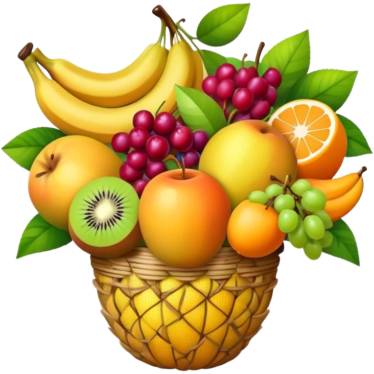 Fresh fruit bouquet emoji