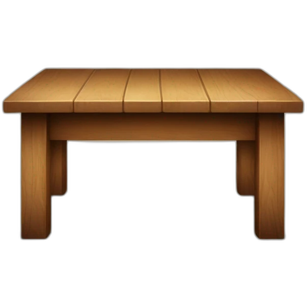 wooden table emoji