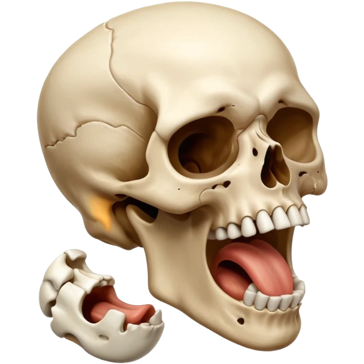 💀 + 🥱 emoji