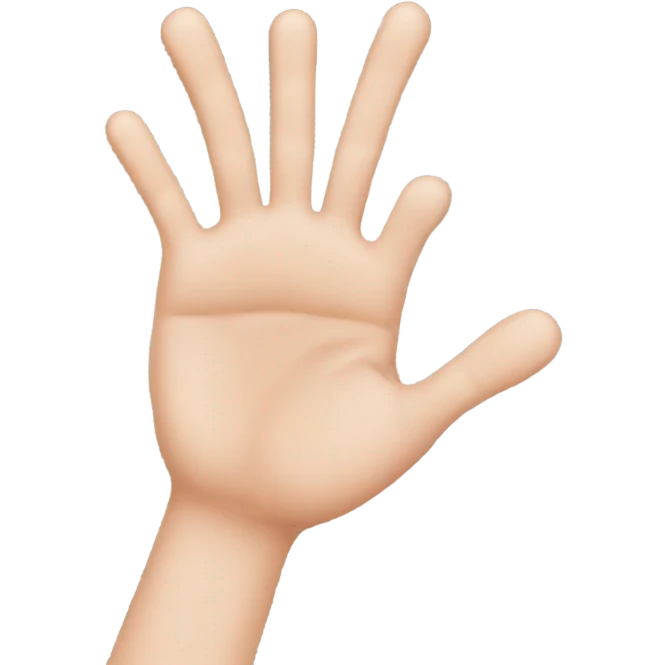 Fingers like a kitty emoji