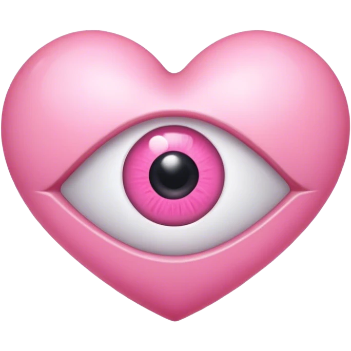 pink heart eye emoji