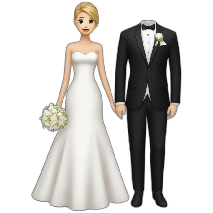 wedding suit black emoji