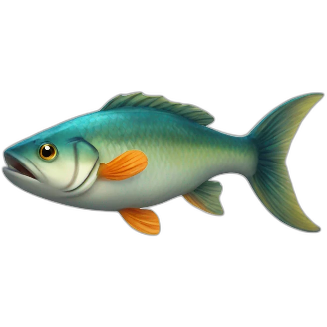fish drinking emoji