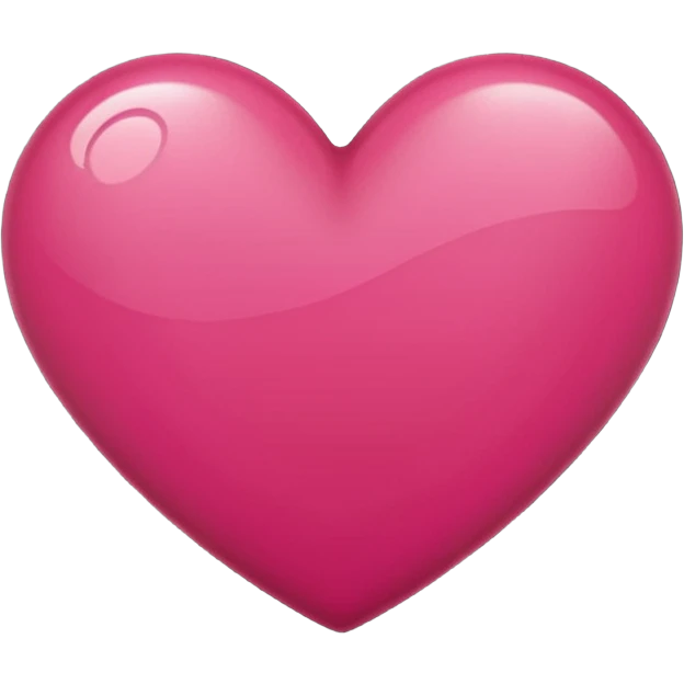 Dark reddish pink color heart emoji