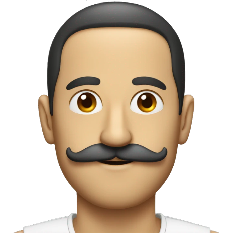 a turkish guy with a big mustache emoji