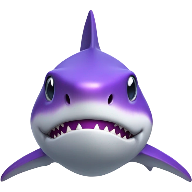 The Purple Shark emoji