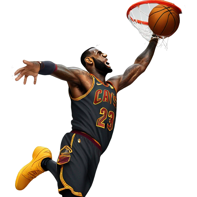 lebron dunk emoji