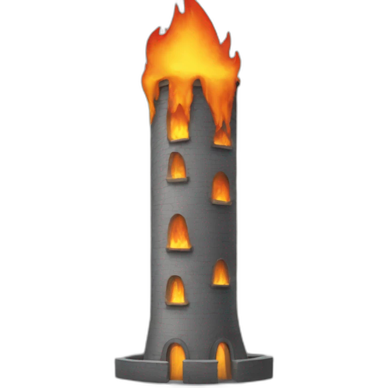 Flame towers emoji