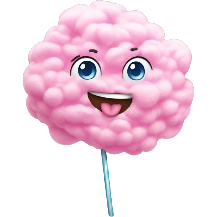 cotton candy dancing  emoji