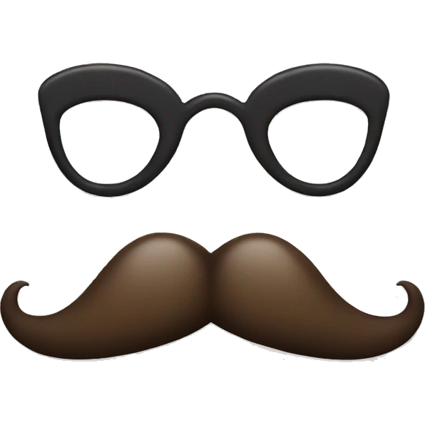 Moustache emoji