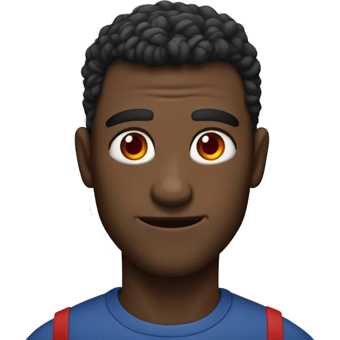 super homelnader from "the boys" series with red eyes  emoji