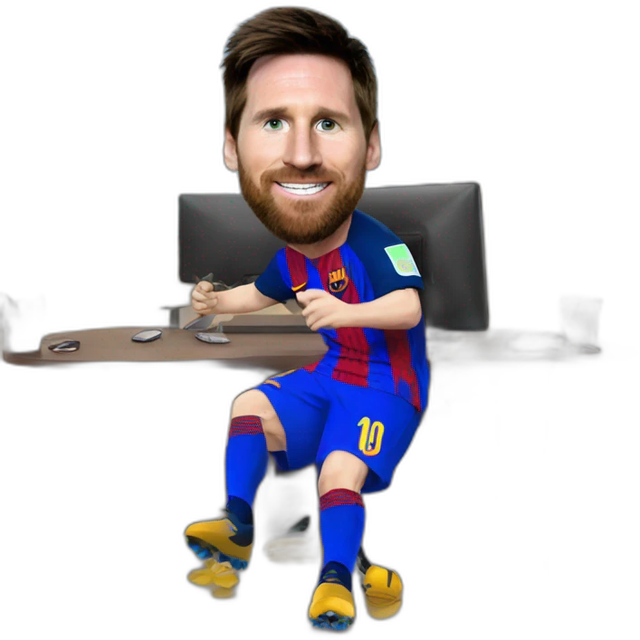 Messi con un mate en francia emoji