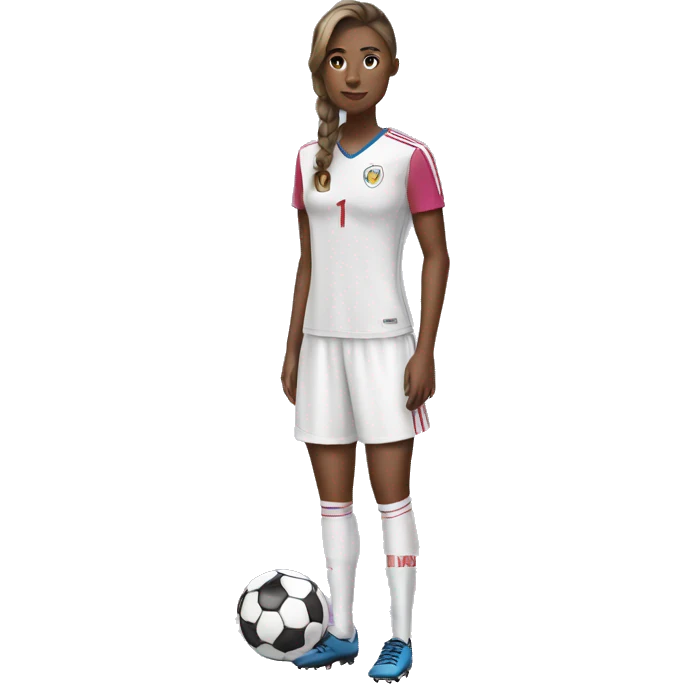 soccer player wearing a dress emoji