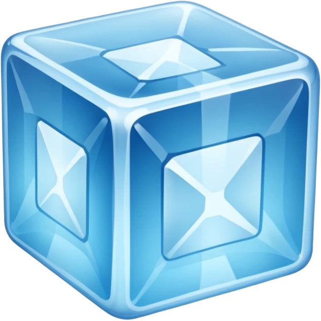 Ice cube emoji