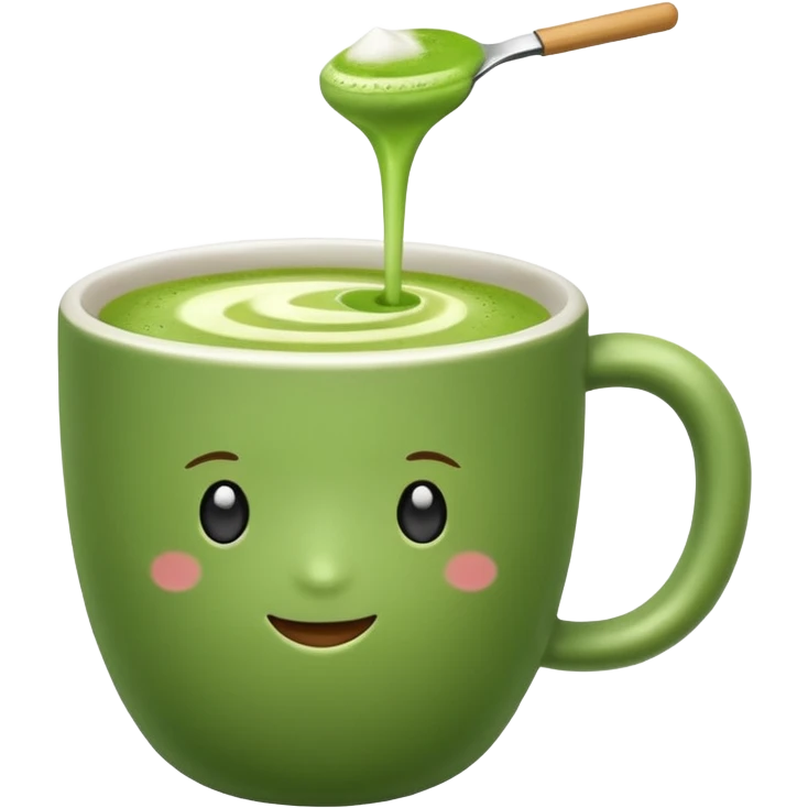 Matcha drink emoji