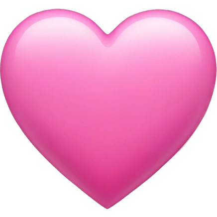 Pink heart  emoji