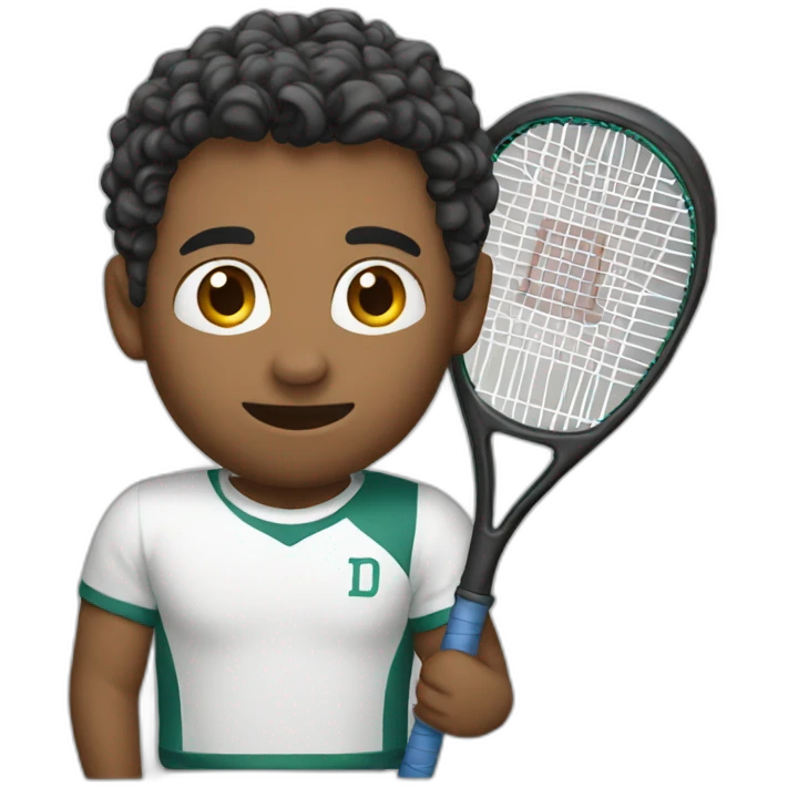 detona ralph holding a racket emoji