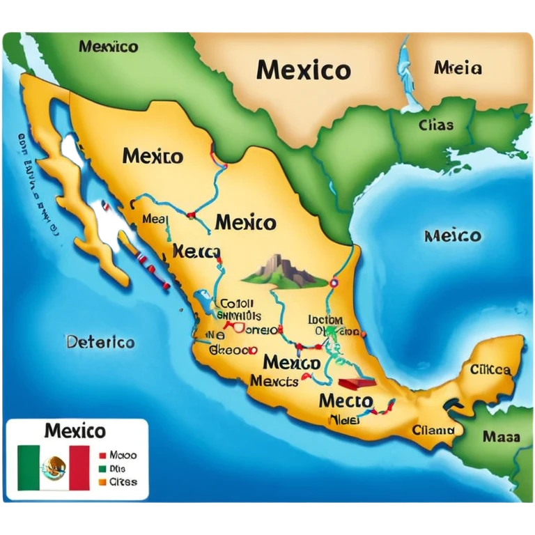 mexico mapa emoji