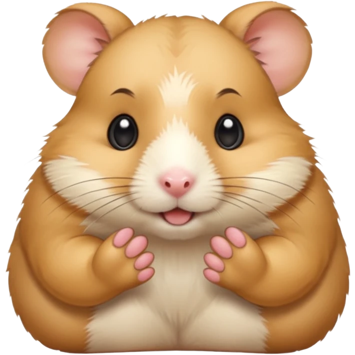 🐹 with paws peeking out emoji