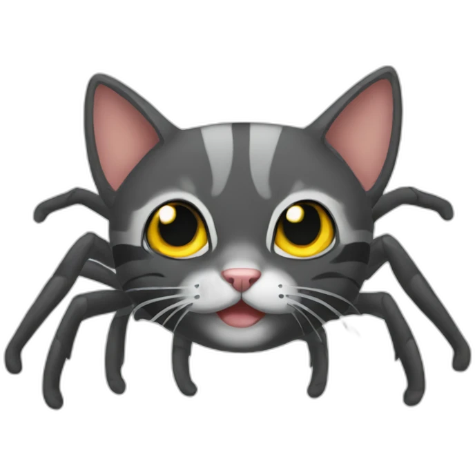 spider cat emoji