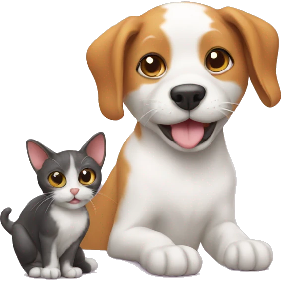 Cat,dog and mouse emoji