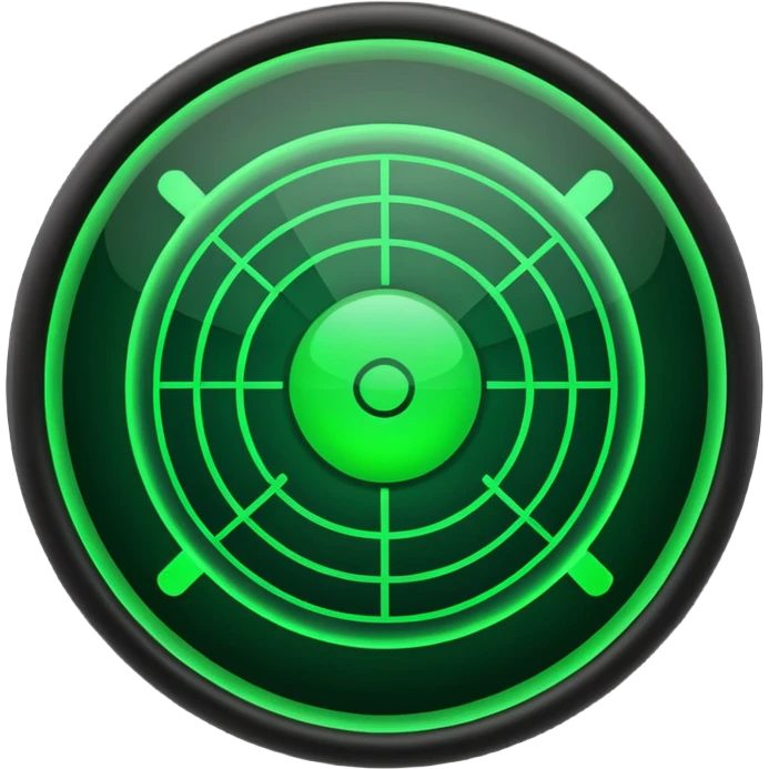 radar green emoji
