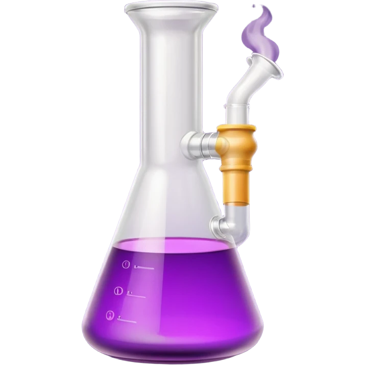 Purple Beaker Bong  emoji
