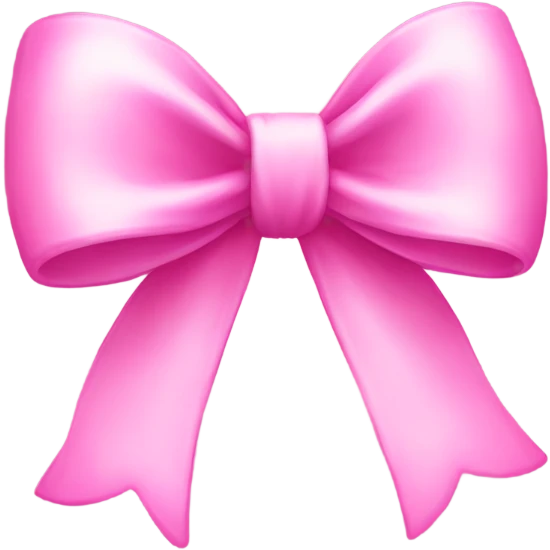 Pink light bow emoji