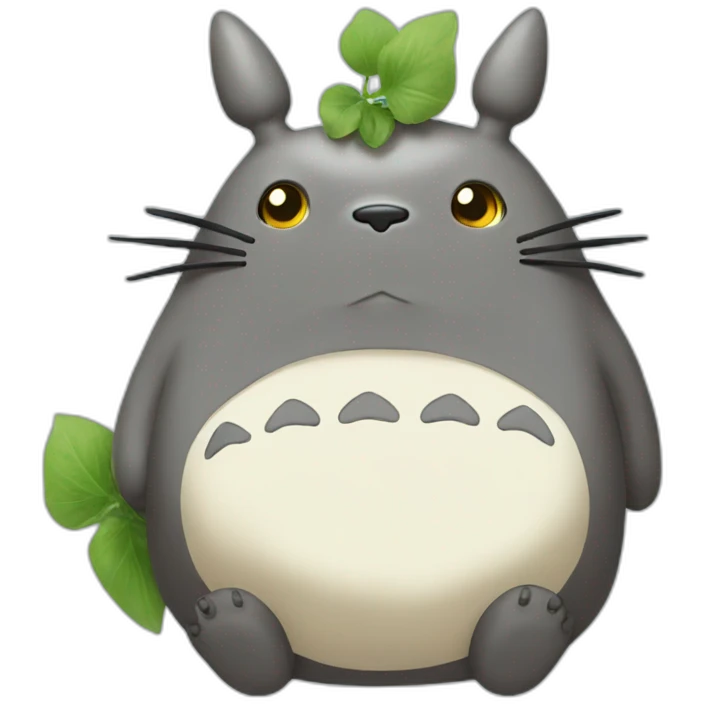 Totoro in love emoji