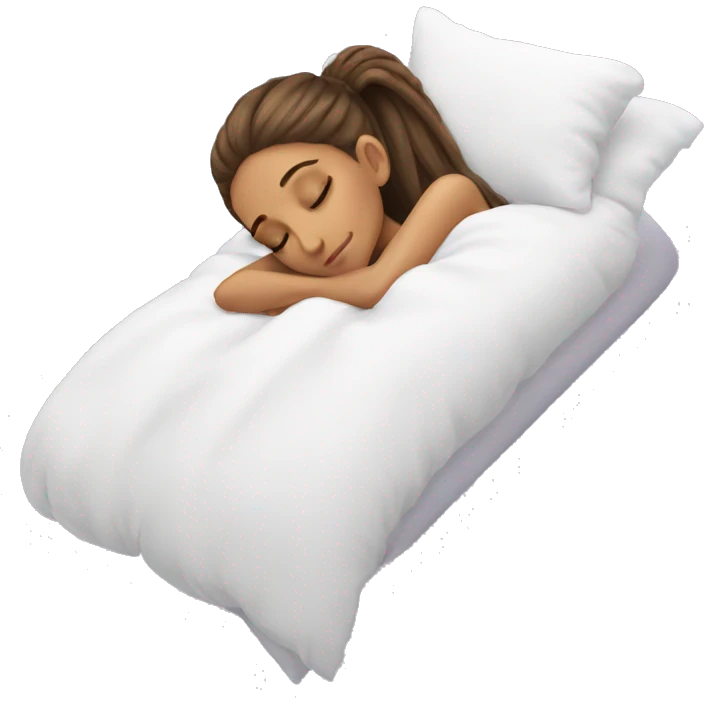 Ariana Grande sleeping emoji