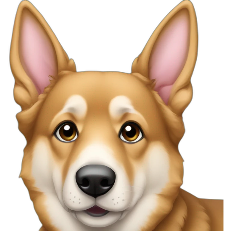 Ruby berger allemand avec les oreilles qui tombent  emoji