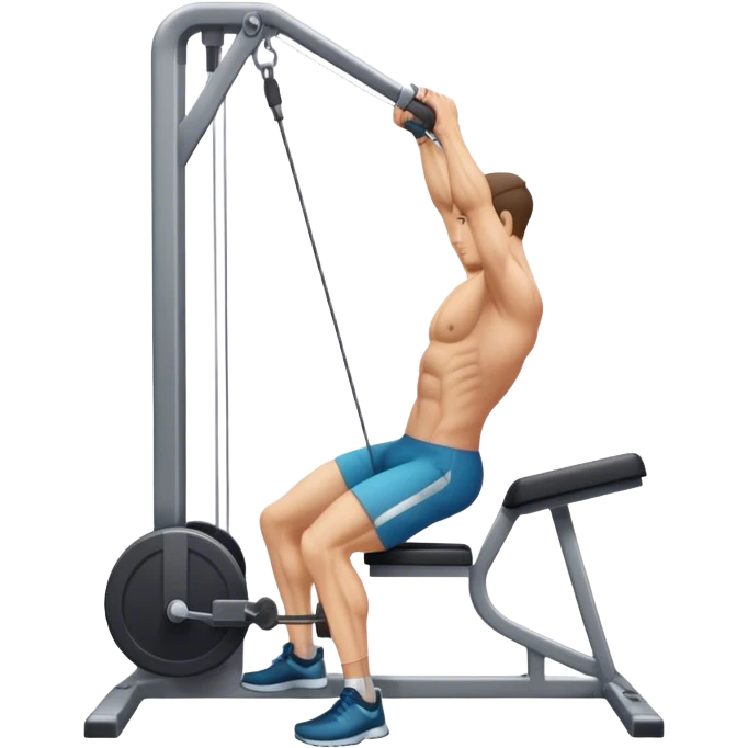 side-view cable-machine tricep-pushdown emoji