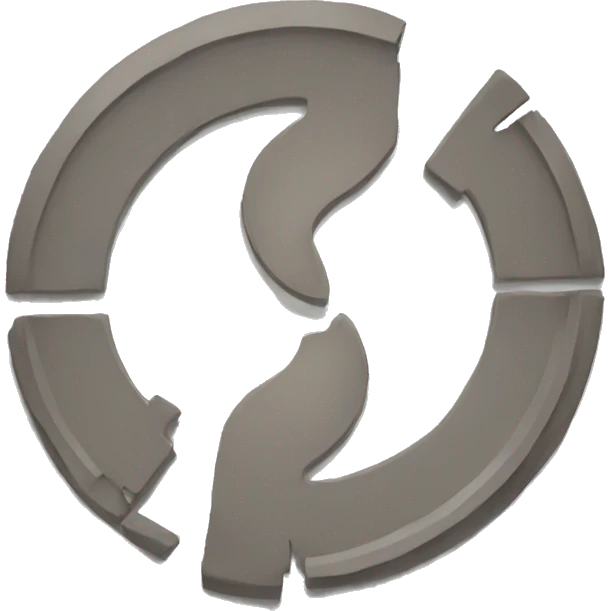 Round form rotating emoji