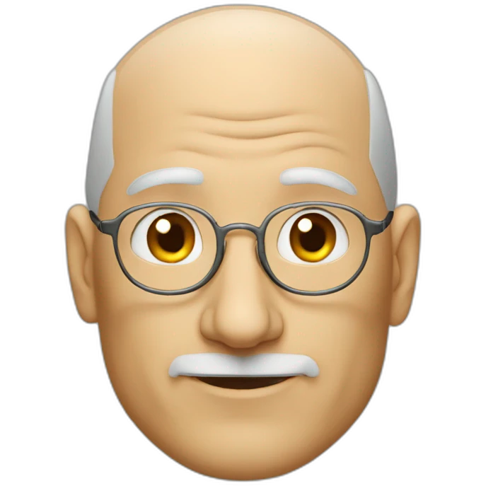 Steve jobs bald emoji