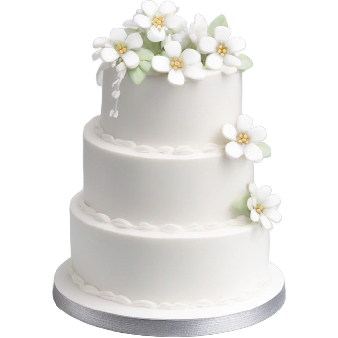 White birthday cake emoji
