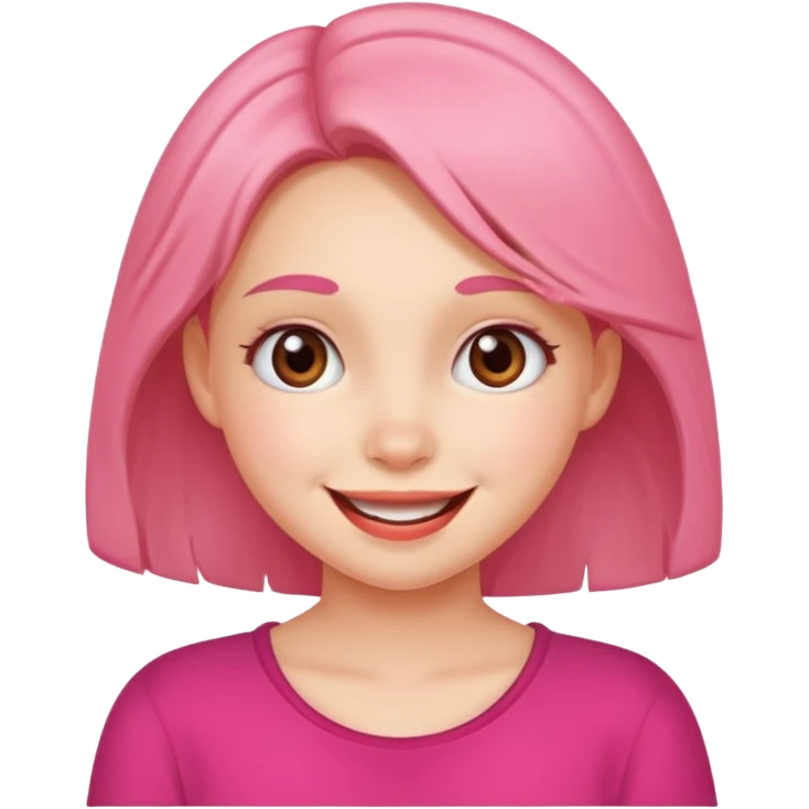 girl cartoon cute but naughty emoji