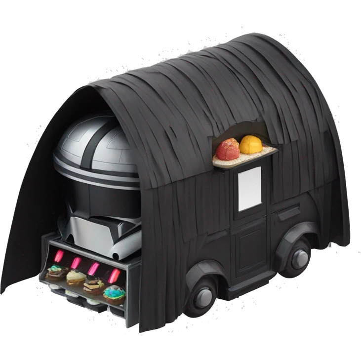 Darth Vader’s dream house/food truck assembled from 2 pieces  emoji