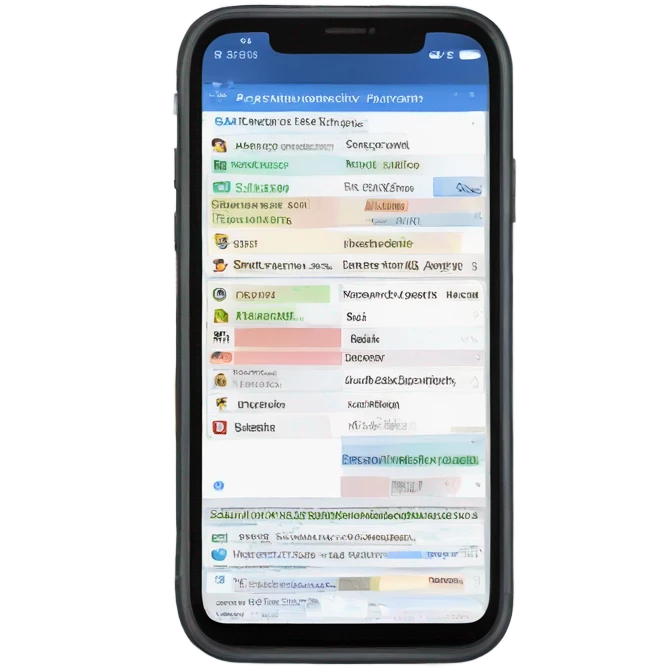 documents inside of a phone emoji
