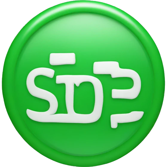  green stop with the letters STOP emoji