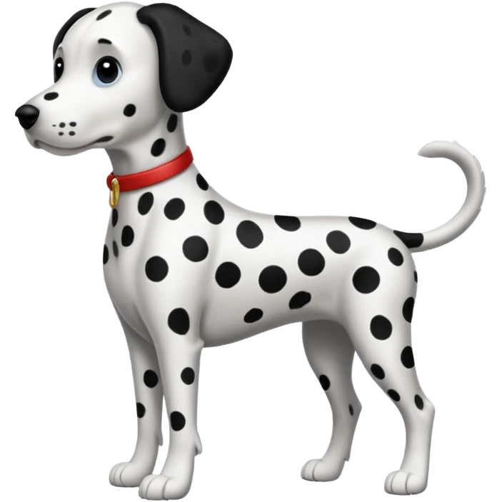 Dalmation whole body emoji