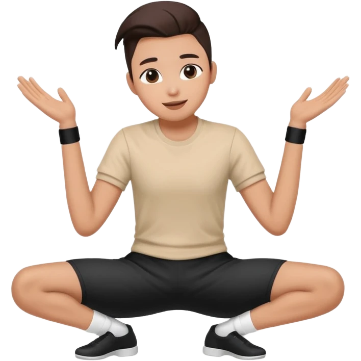 tiktok dance sit down emoji