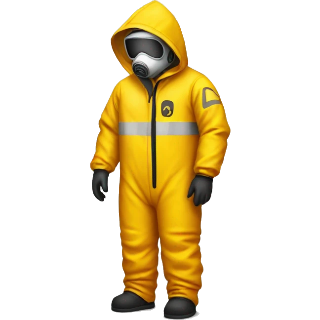hazmat suit shoppping emoji