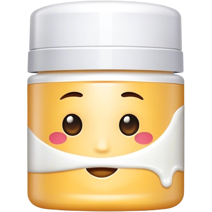 Esthetic tube of face cream emoji